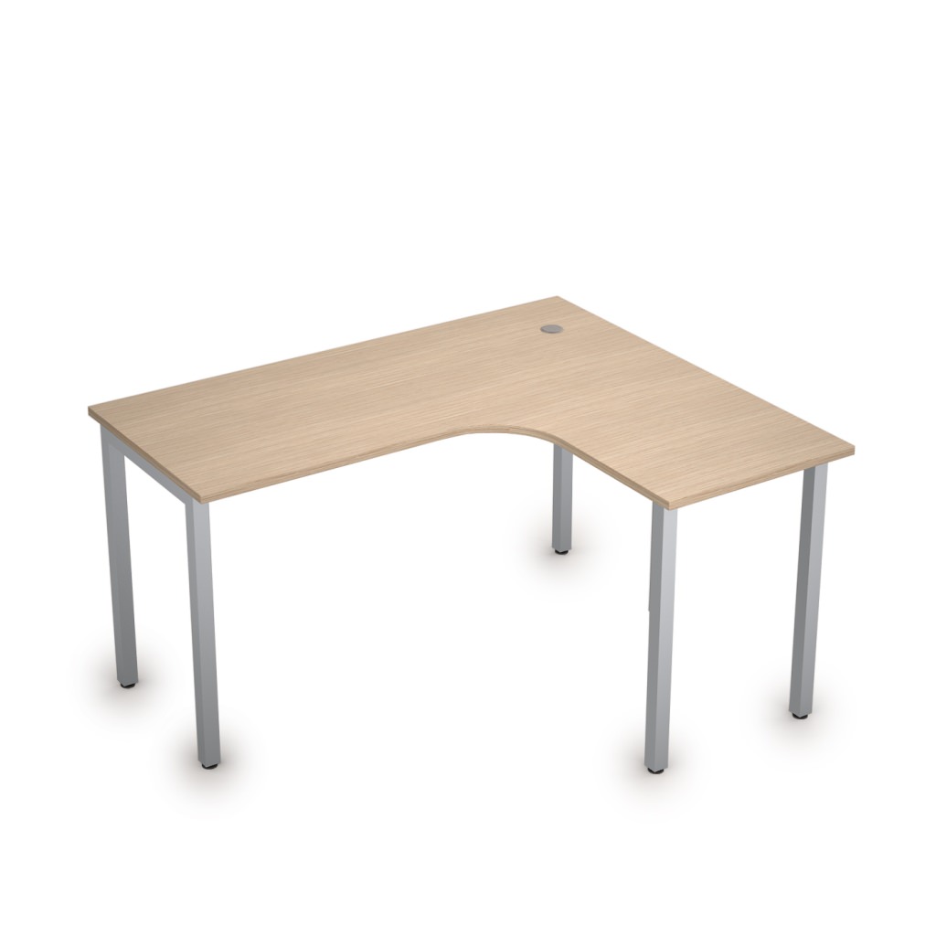 Стол криволинейный, правый Стиль 1400*1200*750 Стиль Дуб