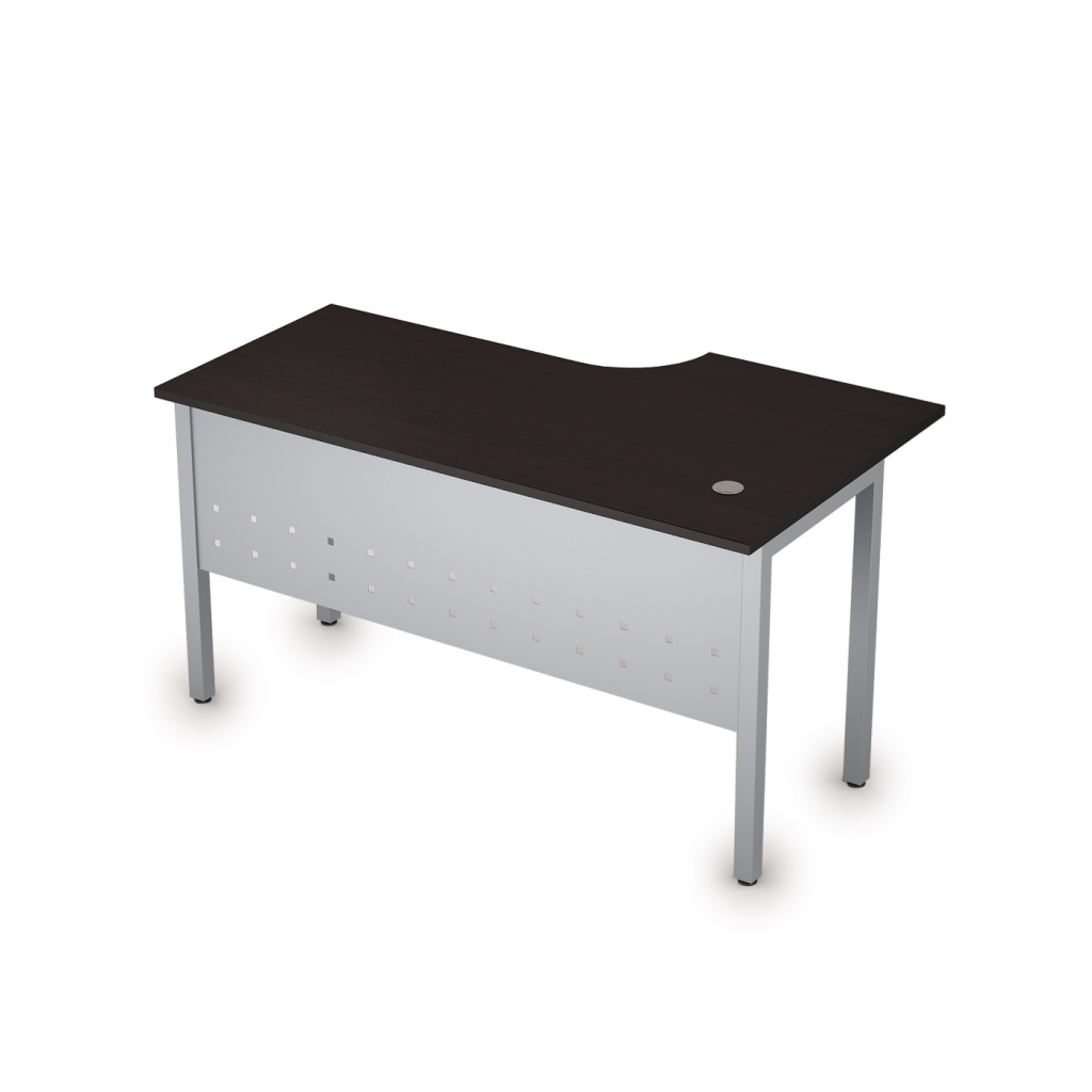Стол криволинейный, левый Стиль 1400*800*750 Стиль Венге