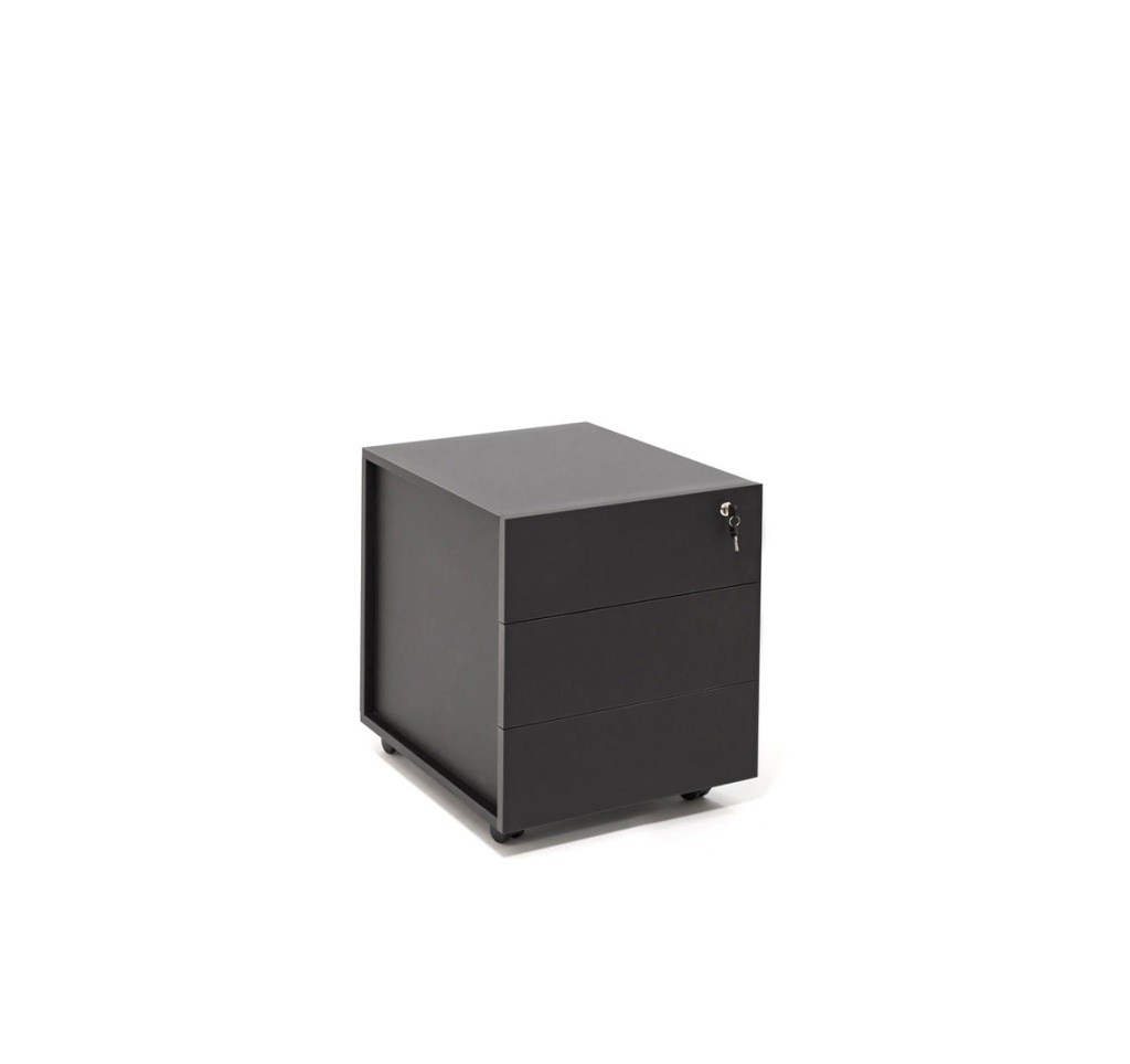 Тумба подкатная ПрофОфис Фаста 440*550*570 ПрофОфис Фаста Черный