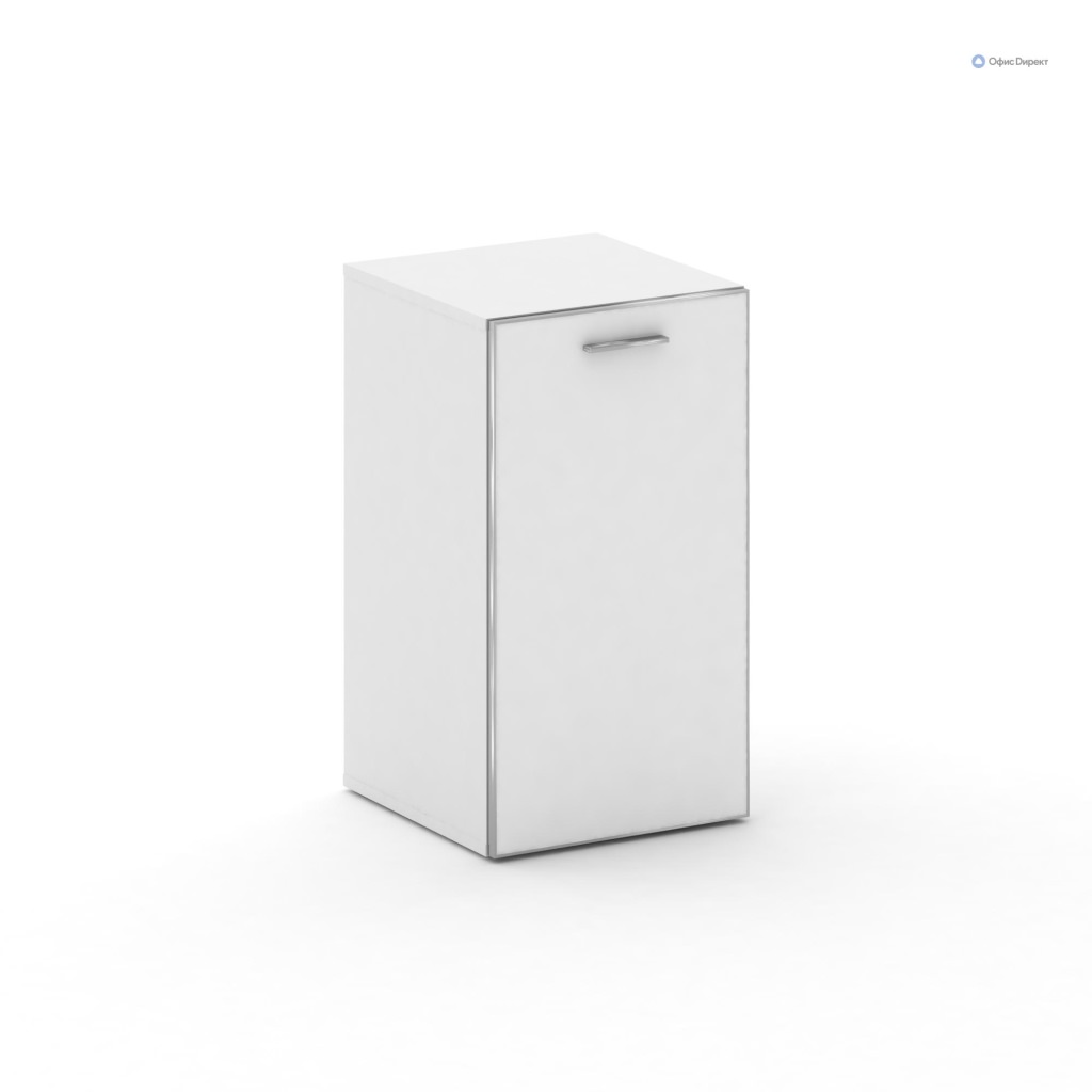 Шкаф узкий низкий правый Рива Фреско 450*460*807 Рива Фреско Белый Бриллиант