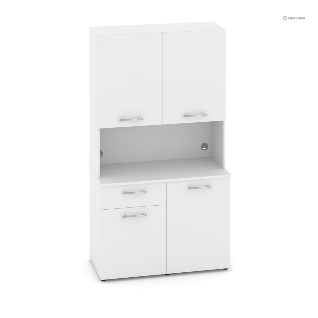 Комплект №3 Мини-кухня Fit 1200*600*2175 Мини-кухня Fit Белый Бриллиант