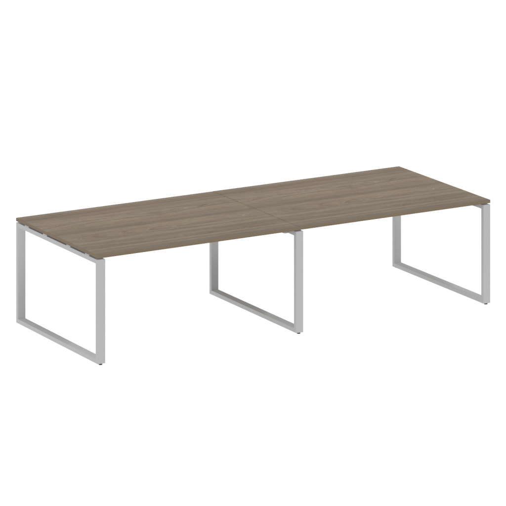 Переговорный стол Рива Метал Систем 3200*1235*750 Рива Метал Систем Вяз Благородный