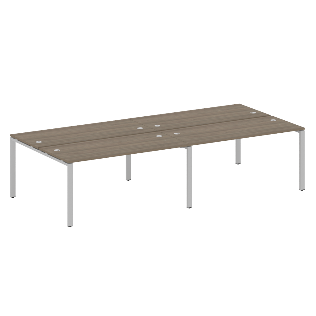 Бенч-система на 4 рабочих места Рива Метал Систем 3200*1475*750 Рива Метал Систем Вяз Благородный
