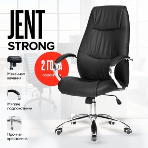 Черный Кресло Jent Strong, 120 kg, topgun, Черный