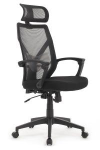 Кресло OLIVER (Оливер) W-203 AC Черный пластик/Черный