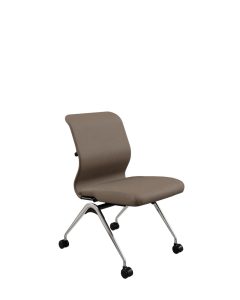 Стул на колесиках ErgoLife Sit 8 M4-4 — Bahama Коричневый/Хром