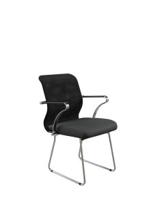 Стул ErgoLife Sit 8 M4-8K - X2+UMF(X1) Черный/Хром/Вогнутый