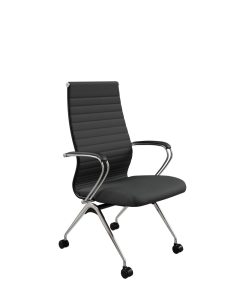 Черный/Хром Стул на колесиках ErgoLife Sit 10 B2-119K - UMF(X1) Черный/Хром